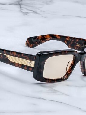 Jacques Marie Mage - Supersonic - Tortoiseshell Square Sunglasses - Men's Shades